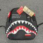 Sprayground "Shark Central" Saffiano Checkered Backpack