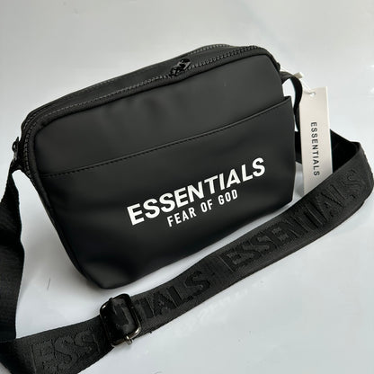 Fear of God Essentials Matte/Waterproof Camera Crossbody Bag with Screen-Printed Logo