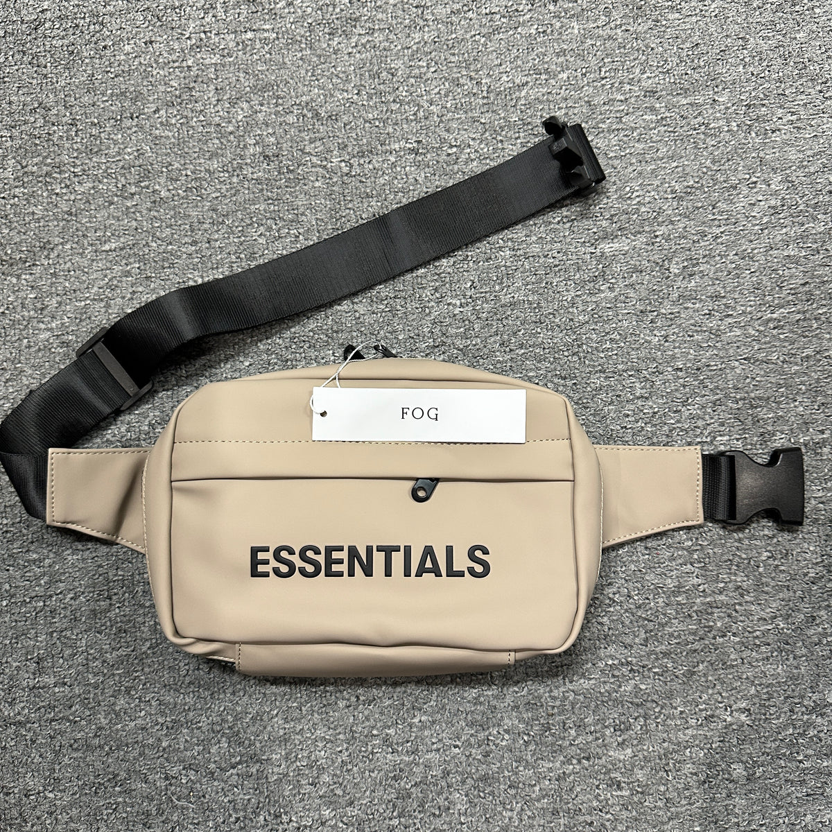 Fear of God Essentials Waterproof Matte PU Waist Bag