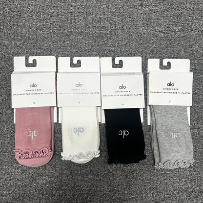 Alo Yoga Women's Lettuce Edge Socks