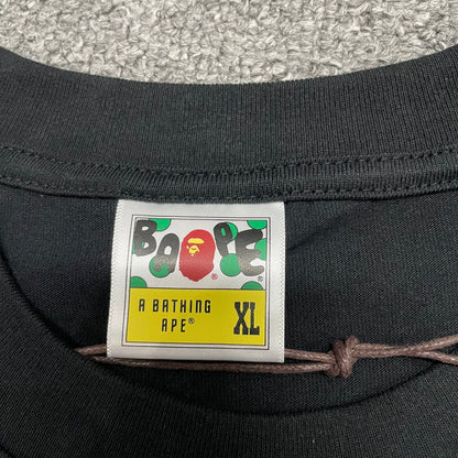 BAPE Crew neck T-shirt and woven neck label detail