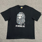 Black BAPE Space Camo By Bathing Ape T-shirt front view