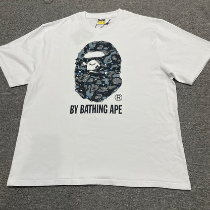White BAPE Space Camo By Bathing Ape T-shirt front view