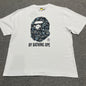 White BAPE Space Camo By Bathing Ape T-shirt front view