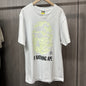 White Sakura camo Ape Head graphic T-shirt front view