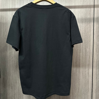 Black Sakura camo Ape Head graphic T-shirt front view