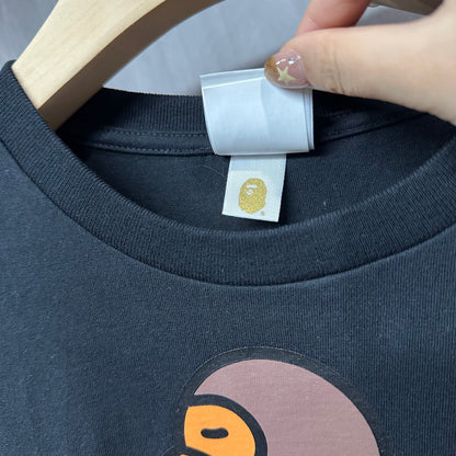 BAPE Graphic T-shirt crew neckline and woven neck label detail