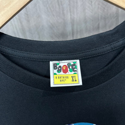 BAPE Graphic T-shirt crew neckline and woven neck label detail