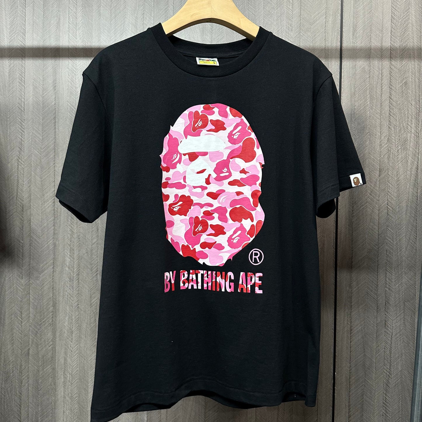 BAPE Pink ABC Camo By Bathing Ape T-Shirt
