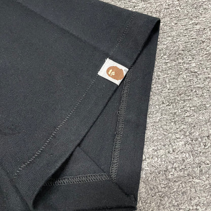 BAPE Graphic T-shirt sleeve label and stitching detail