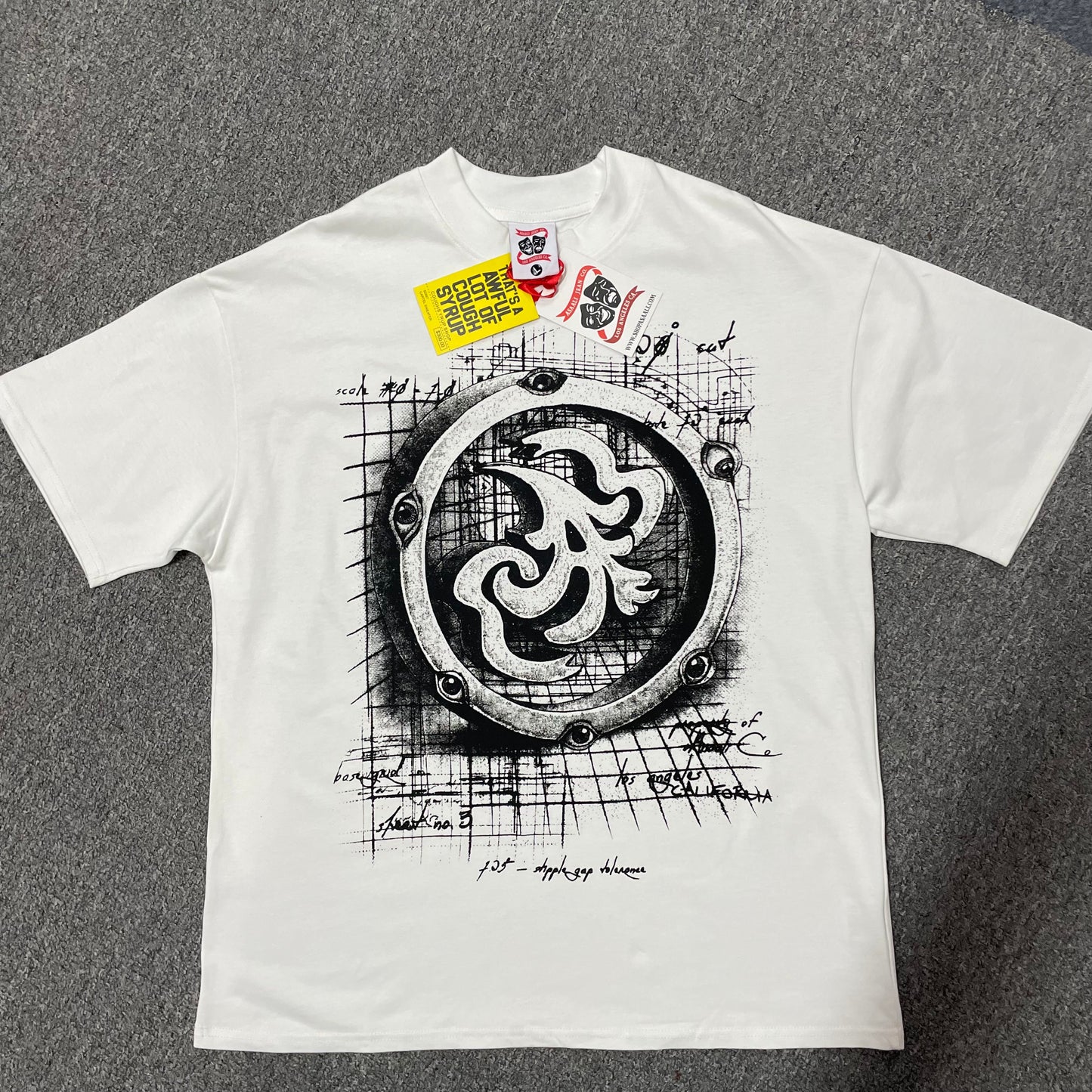 The Asaali x That's A Awful Lot Of Cough Syrup Blueprint T-Shirt