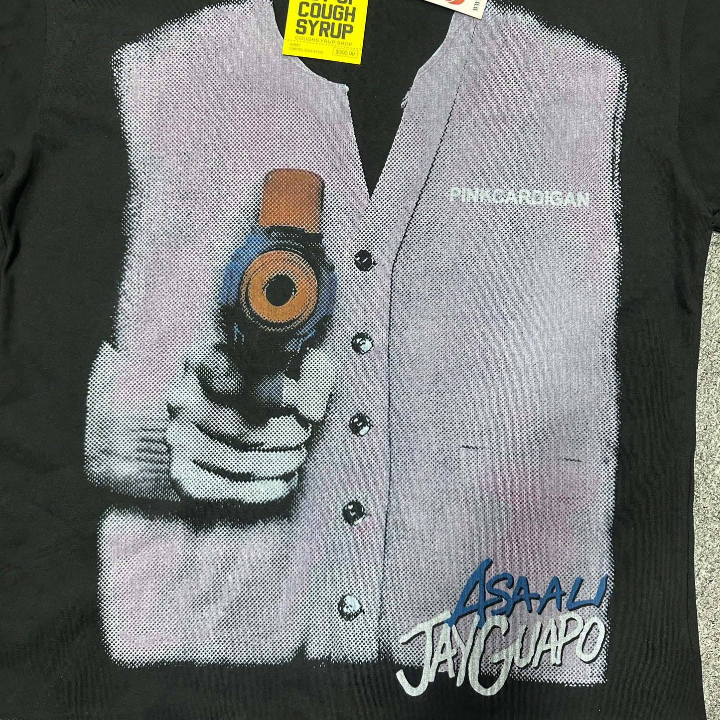 The Asaali x Jay Guapo "Pink Cardigan" T-Shirt