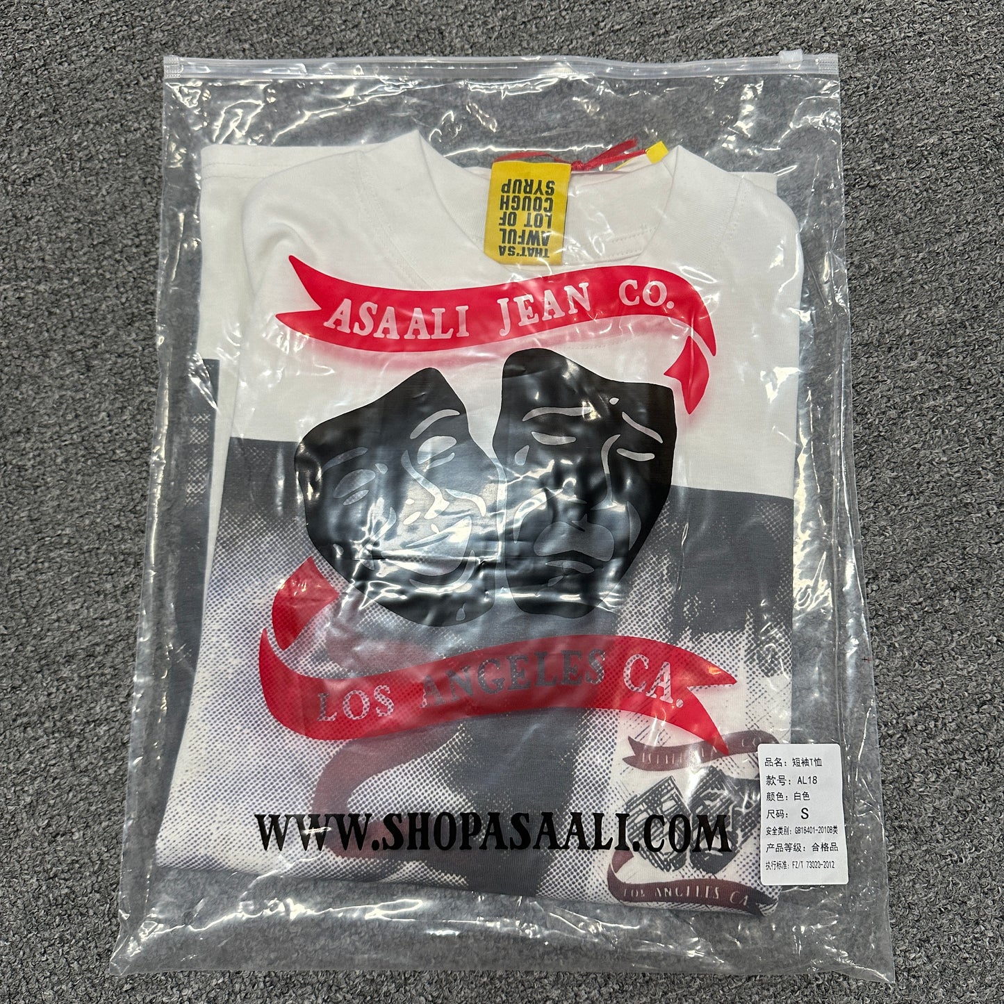 The Asaali x That's A Awful Lot Of Cough Syrup Walking T-Shirt