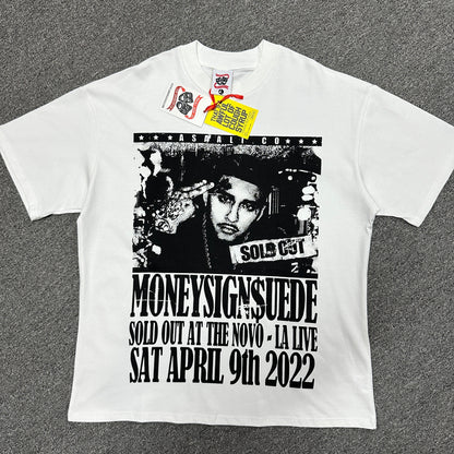 The Asaali x That's A Awful Lot Of Cough Syrup MoneySign Suede Memorial T-Shirt
