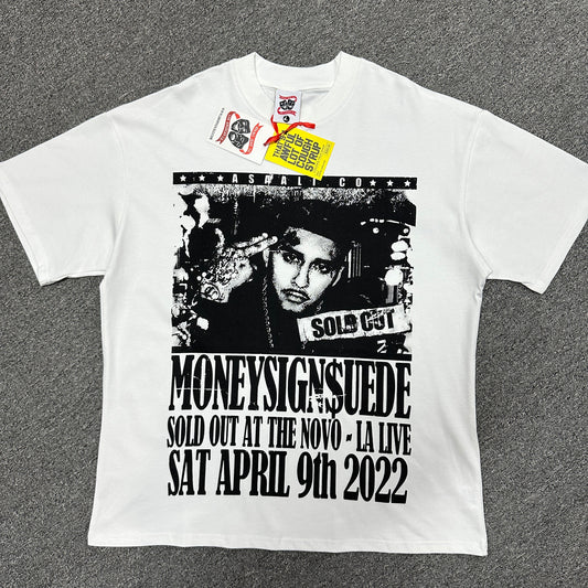 The Asaali x That's A Awful Lot Of Cough Syrup MoneySign Suede Memorial T-Shirt