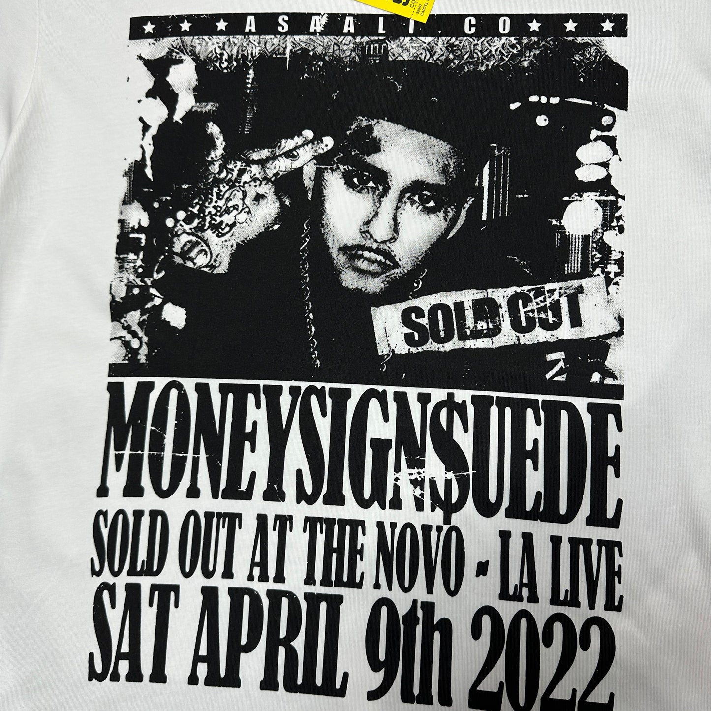 The Asaali x That's A Awful Lot Of Cough Syrup MoneySign Suede Memorial T-Shirt