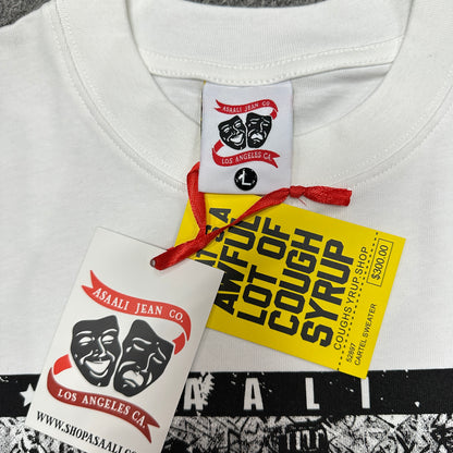 The Asaali x That's A Awful Lot Of Cough Syrup MoneySign Suede Memorial T-Shirt