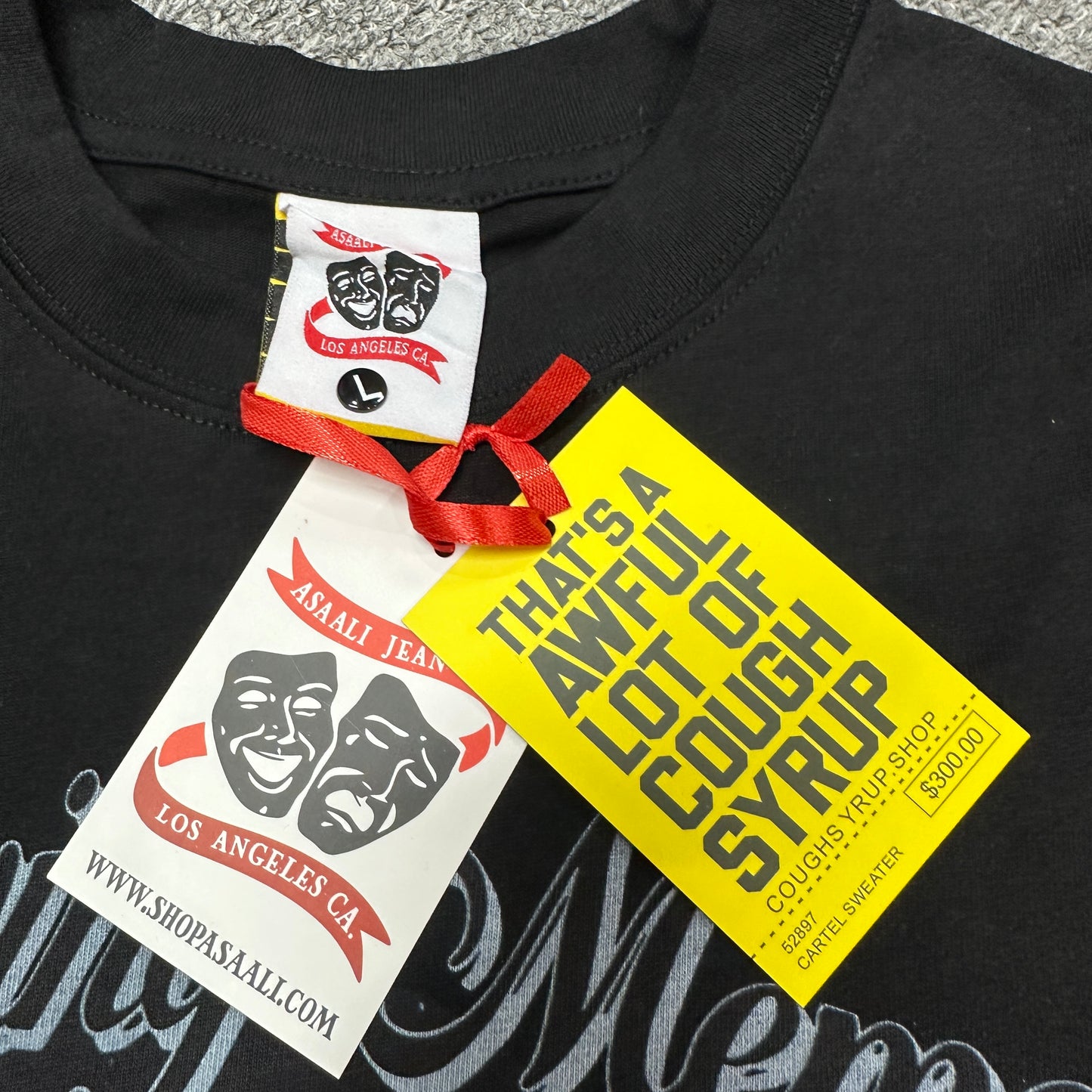 The Asaali x That's A Awful Lot Of Cough Syrup Pablo Escobar T-Shirt