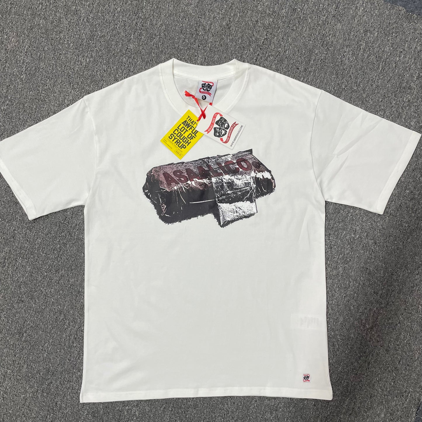 The Asaali x That's A Awful Lot Of Cough Syrup Wrapped Brick T-Shirt