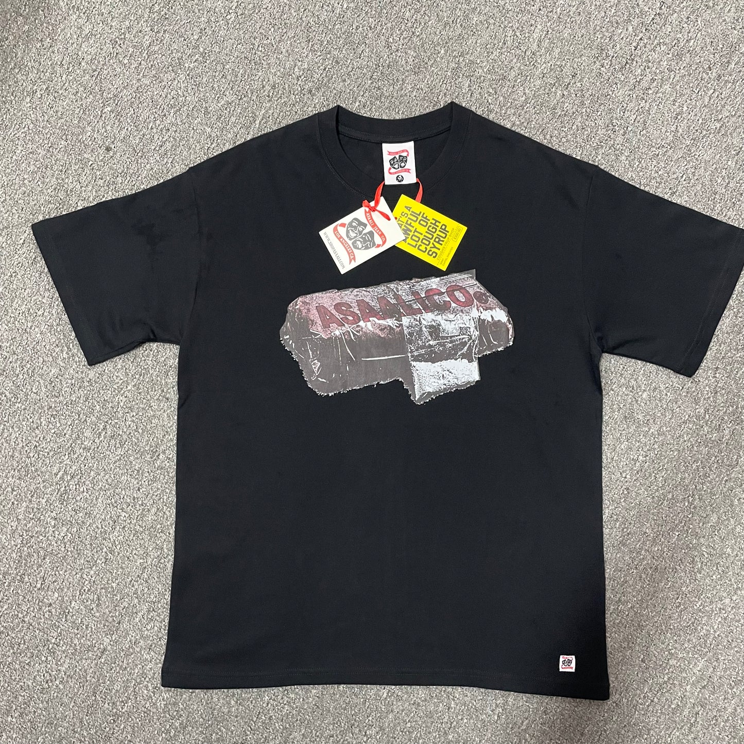 The Asaali x That's A Awful Lot Of Cough Syrup Wrapped Brick T-Shirt