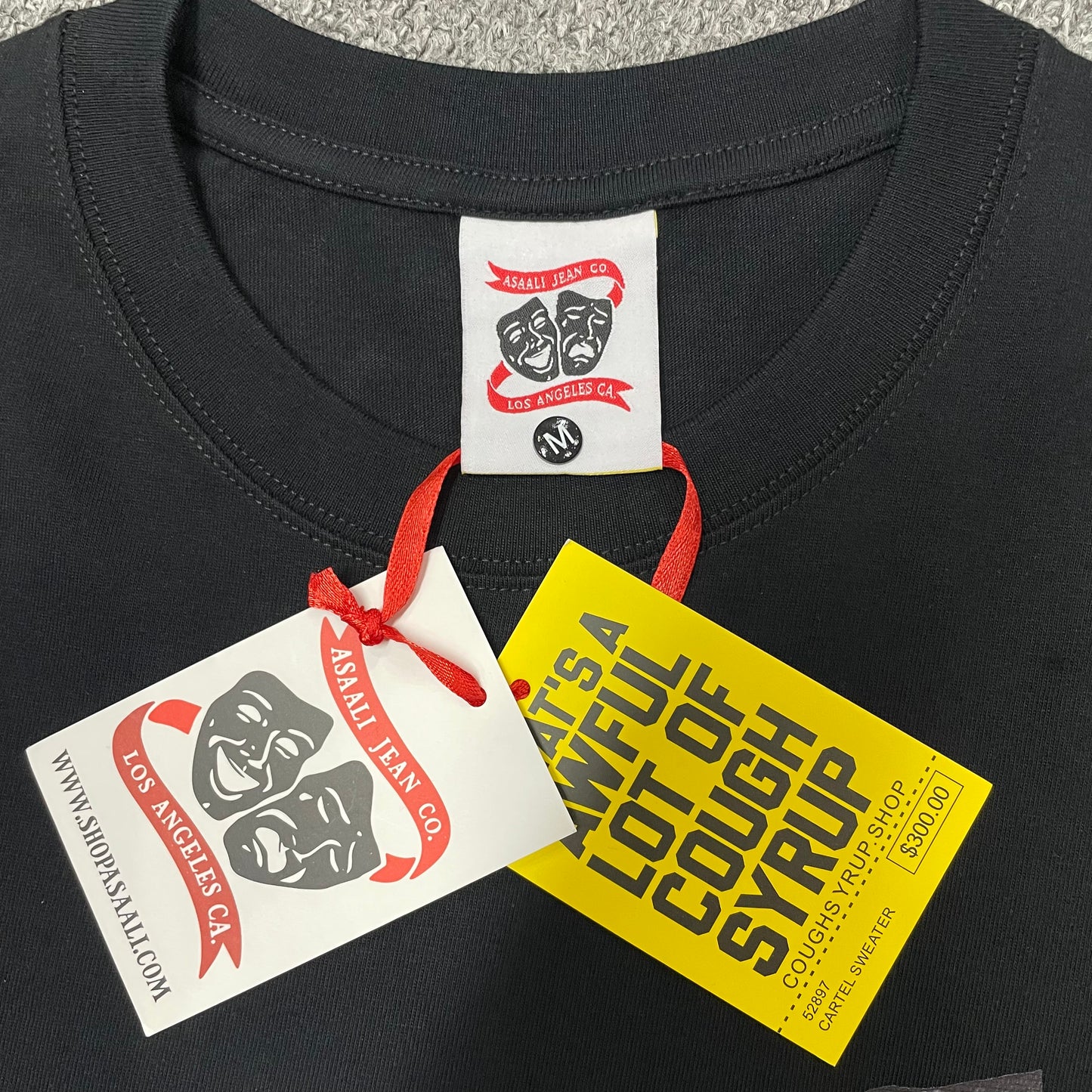 The Asaali x That's A Awful Lot Of Cough Syrup Wrapped Brick T-Shirt