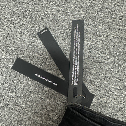 AMIRI Dice Patch Skinny Jeans Black