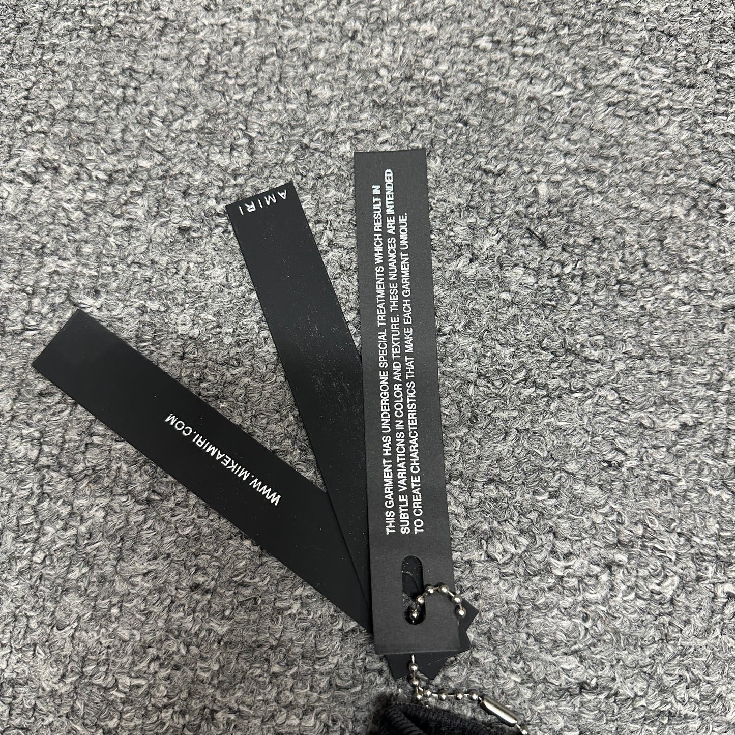 AMIRI Staggered Logo Distressed Skinny Jeans Washed Black