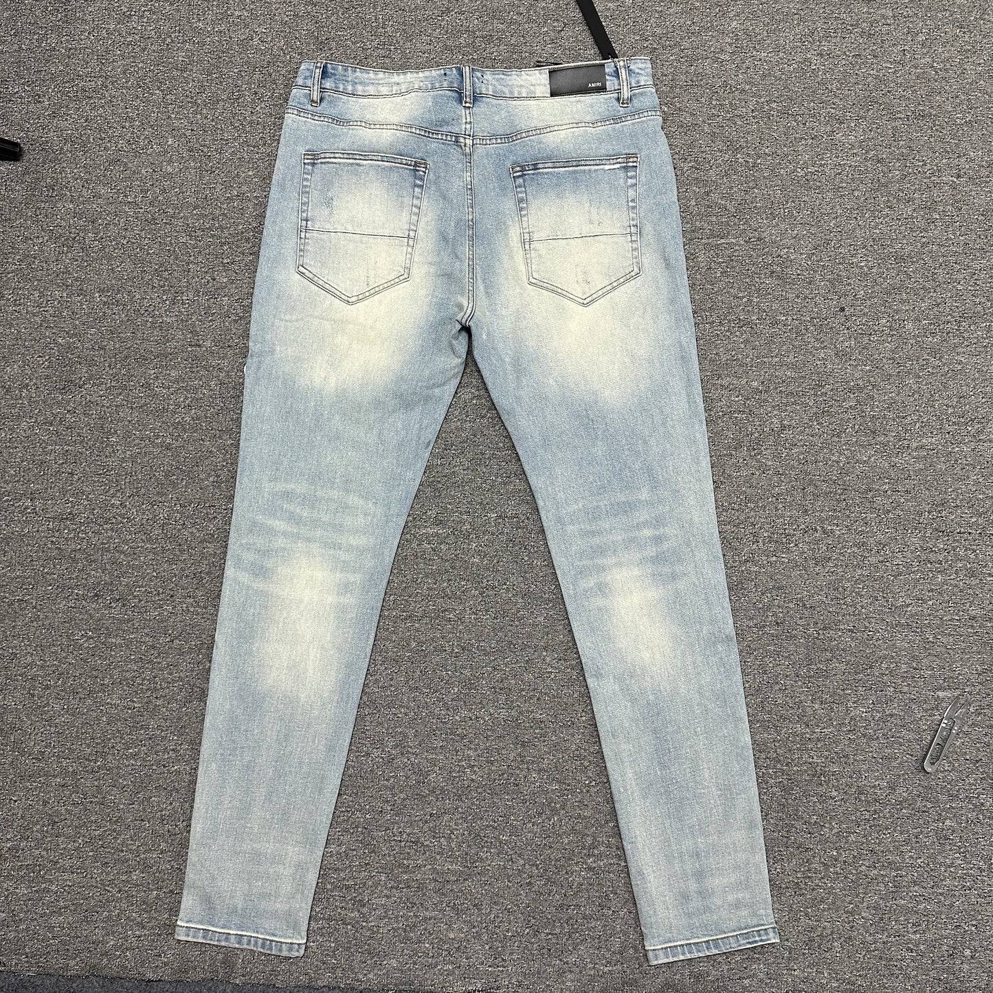 AMIRI Multicolor Icon Patch Jeans Light Indigo