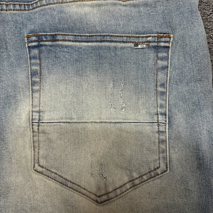 AMIRI Multicolor Icon Patch Jeans Light Indigo