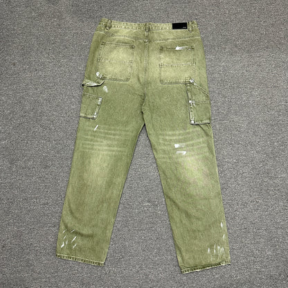 AMIRI Painter Cargo Jeans Olive Green