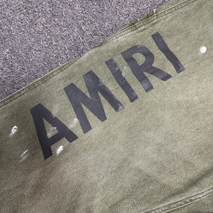 AMIRI Painter Cargo Jeans Olive Green
