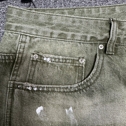 AMIRI Painter Cargo Jeans Olive Green