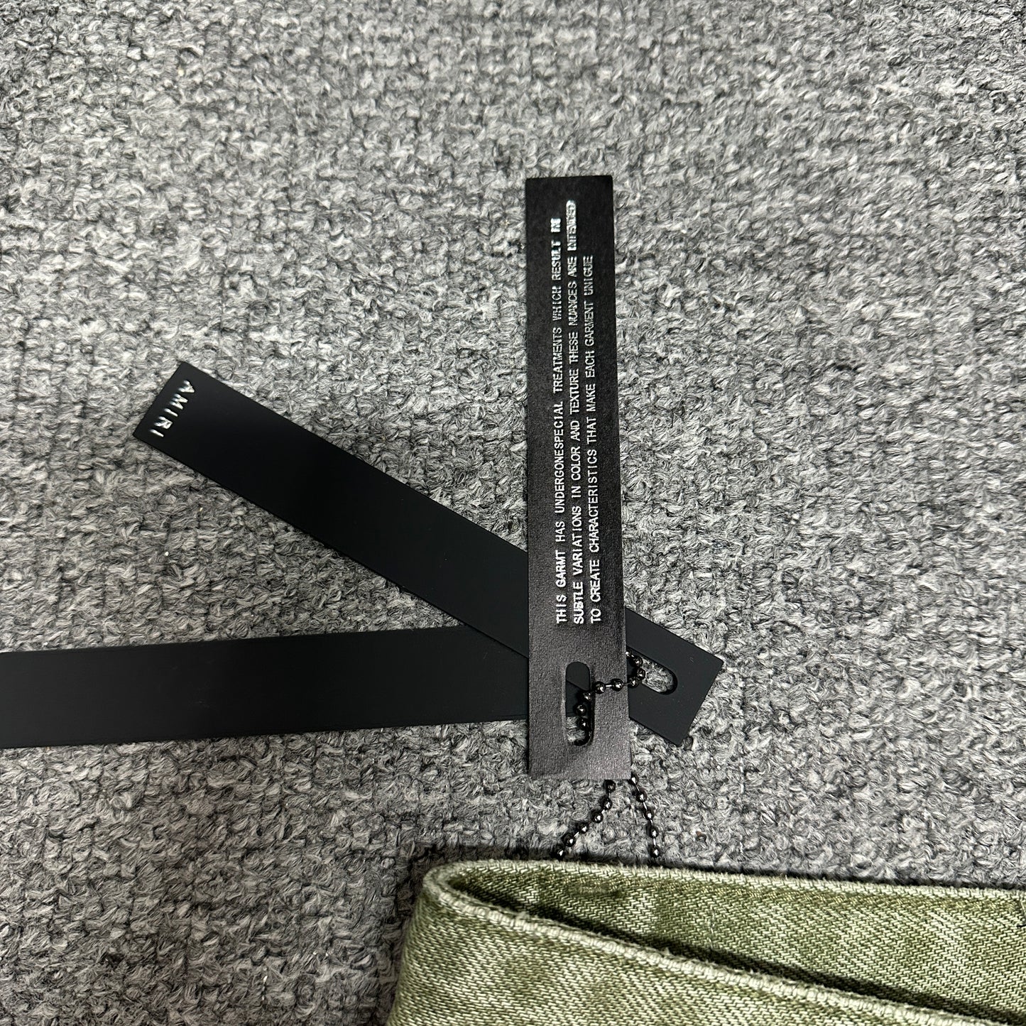 AMIRI Painter Cargo Jeans Olive Green
