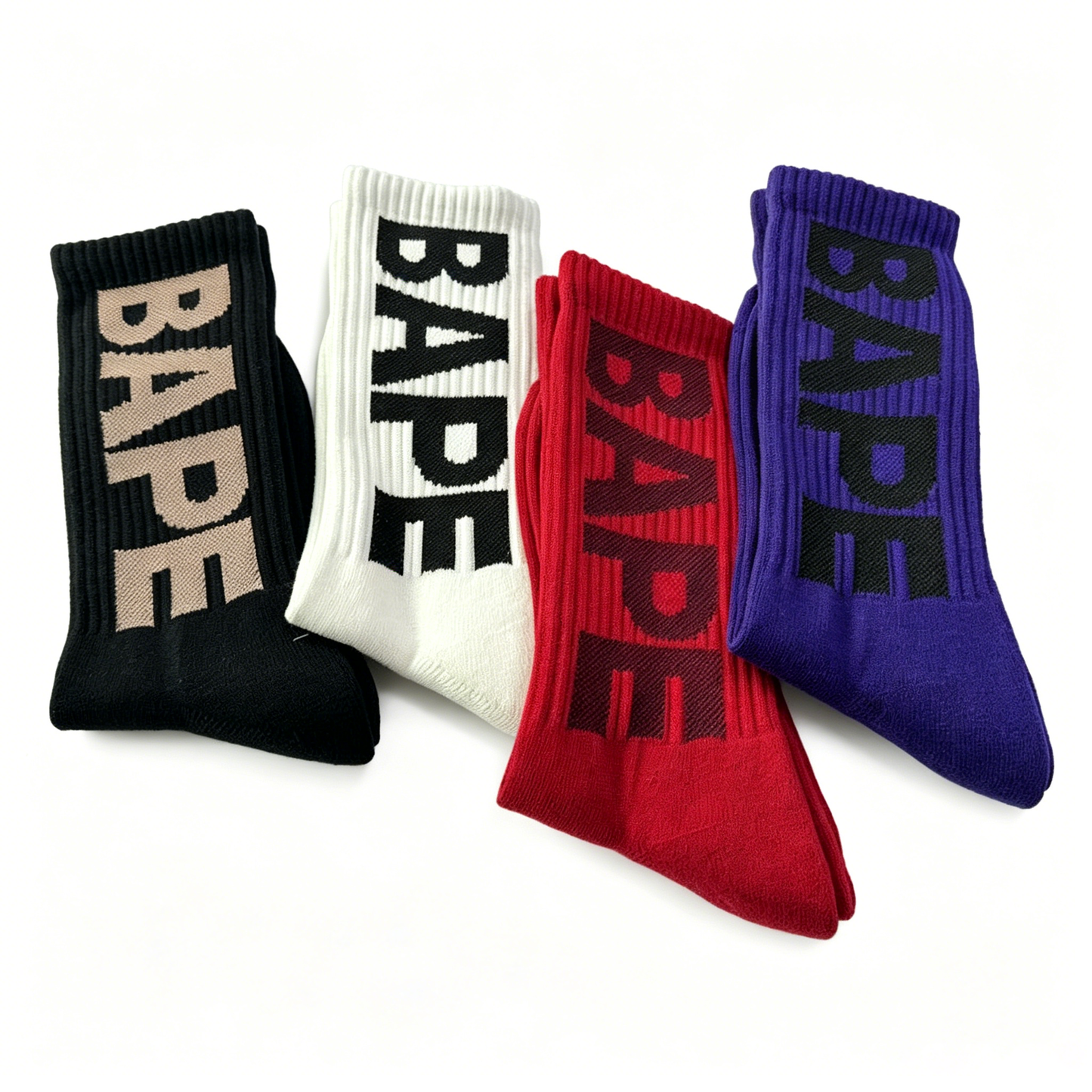 BAPE Logo Crew Socks