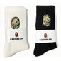 BAPE ABC Camo Ape Head Socks - Green