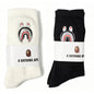 BAPE Shark Face Patch Socks