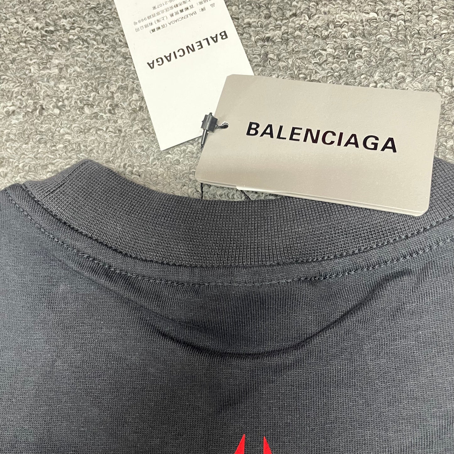 Balenciaga Metal BB Stencil Medium Fit T-Shirt