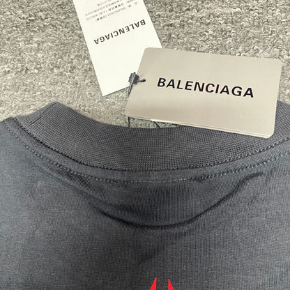 Balenciaga Metal BB Stencil Medium Fit T-Shirt