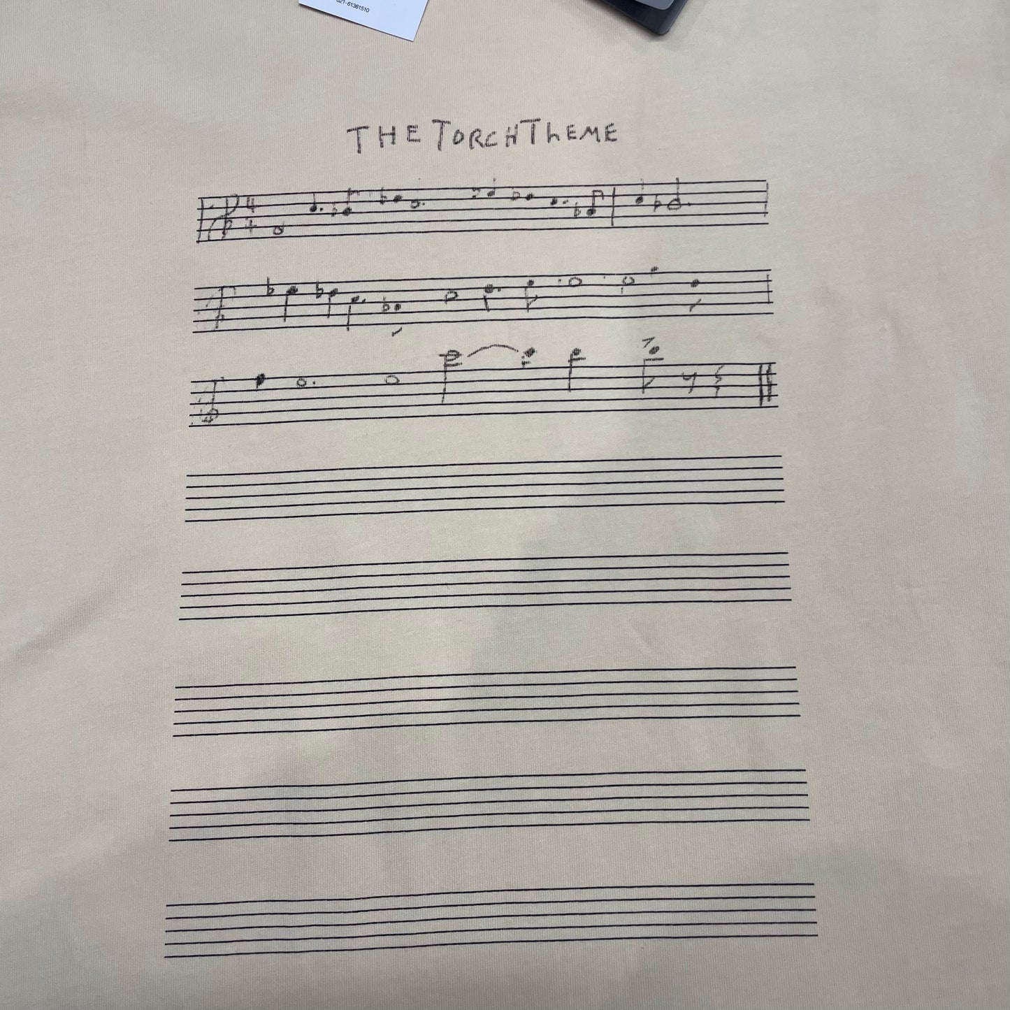 Balenciaga Music x Angelo Badalamenti "The Torch Theme" Series T-shirt