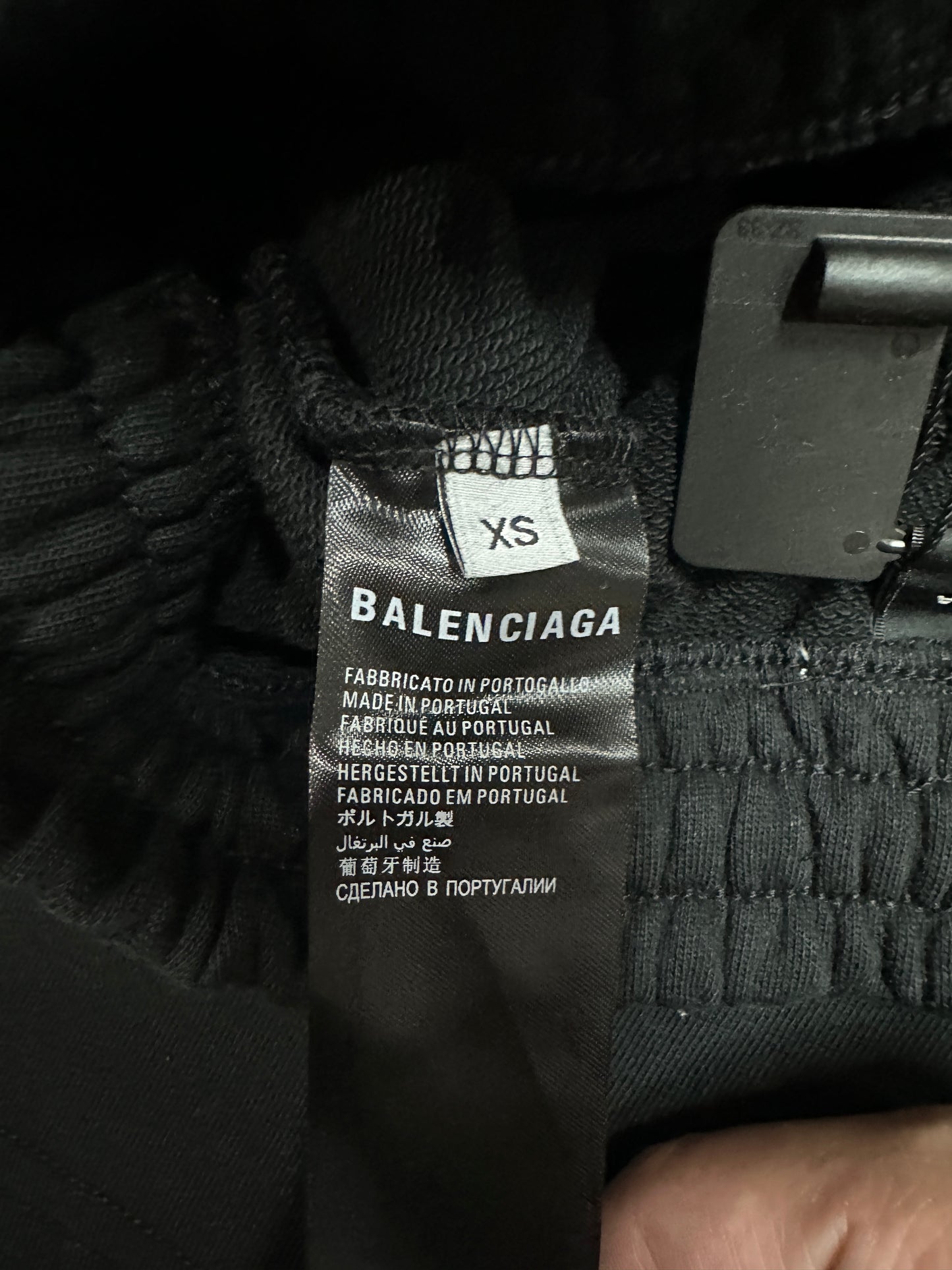 Balenciaga Messy Spray Baggy Sweat Shorts