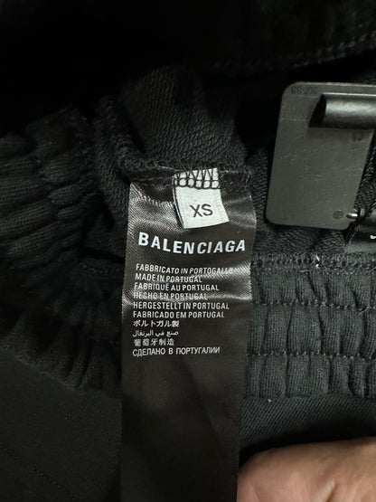 Balenciaga Messy Spray Baggy Sweat Shorts