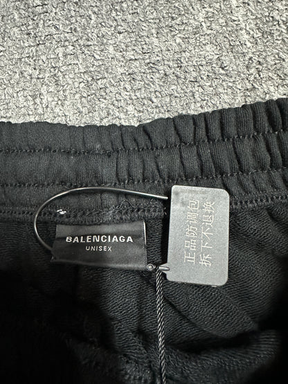Balenciaga Messy Spray Baggy Sweat Shorts