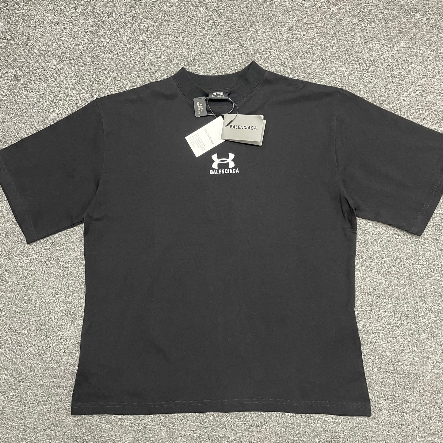 Balenciaga x Under Armour Logo Embroidered T-Shirt