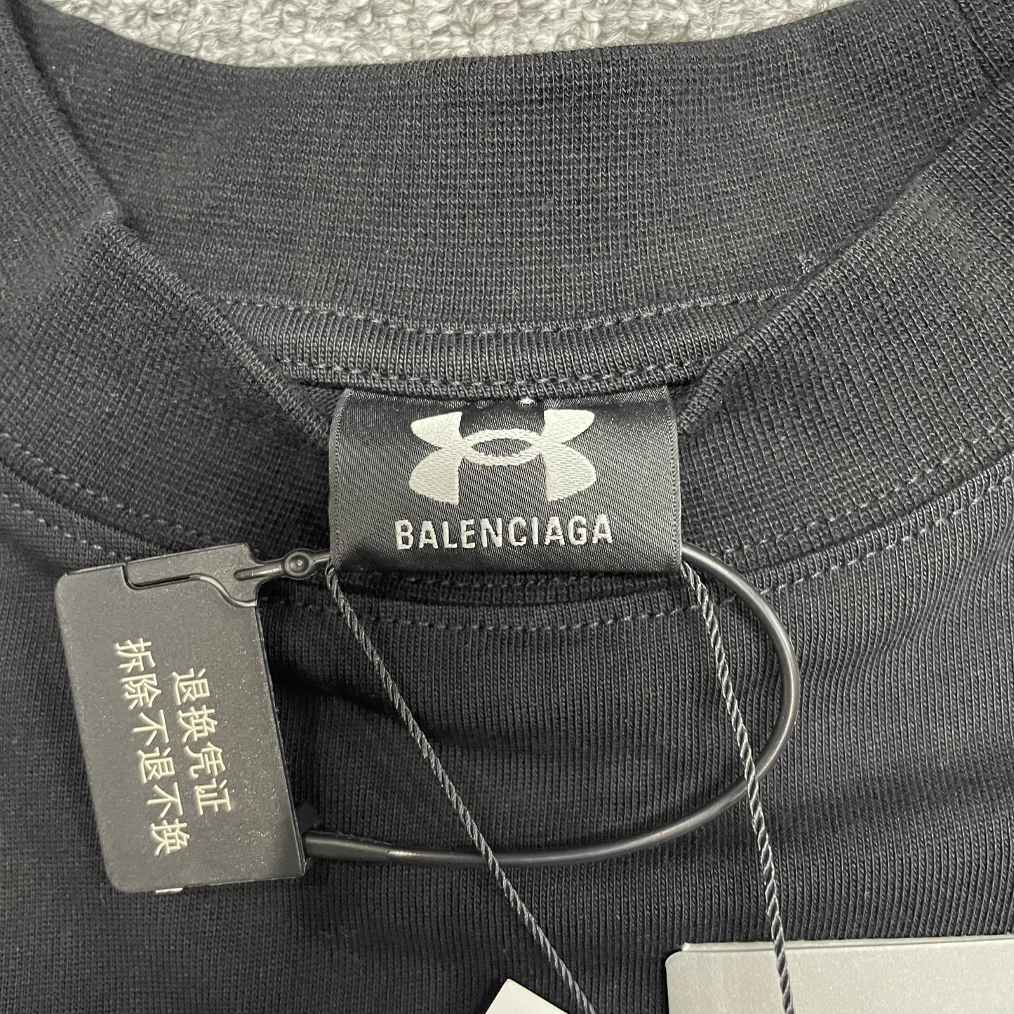 Balenciaga x Under Armour Logo Embroidered T-Shirt