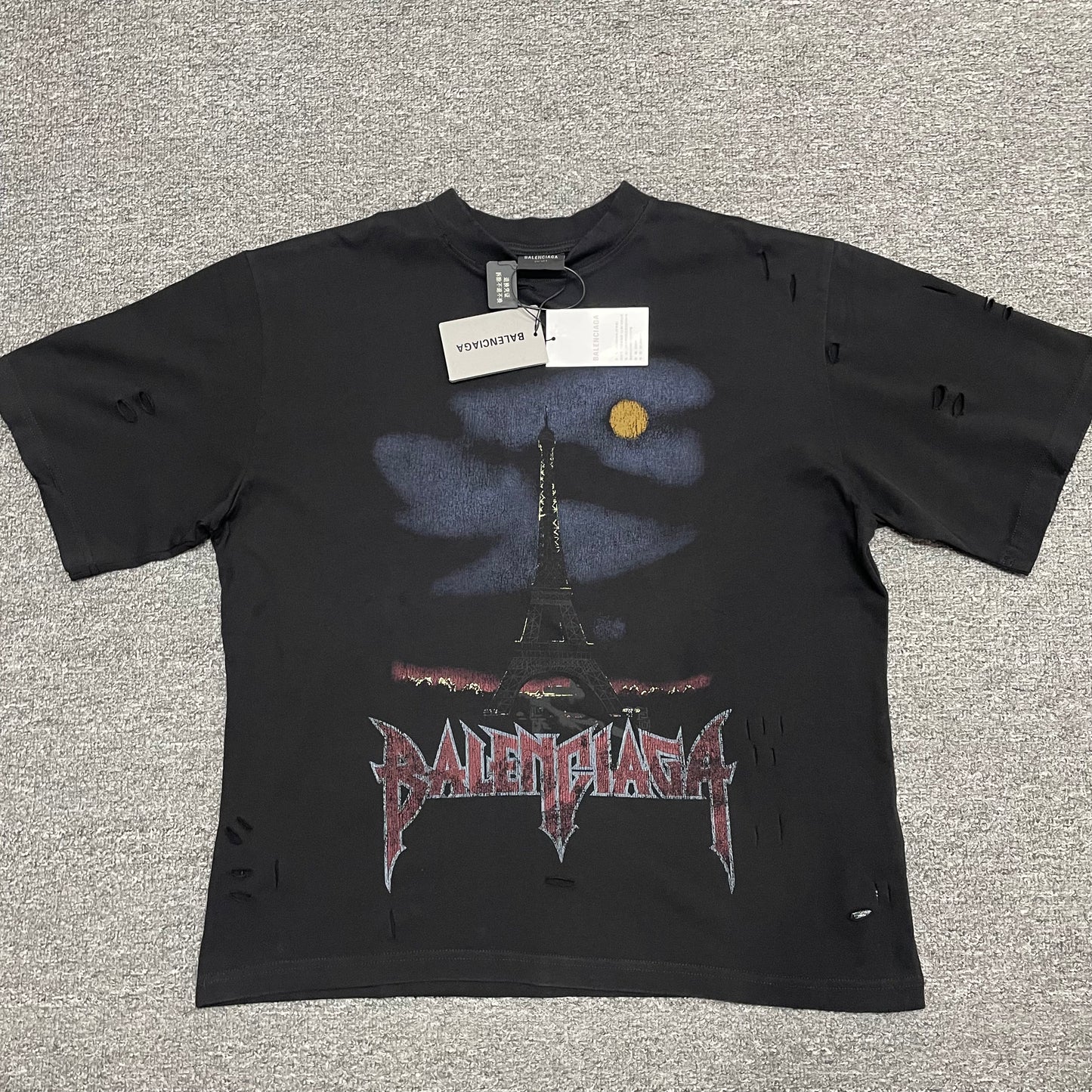 Balenciaga Paris Moon Oversized T-Shirt