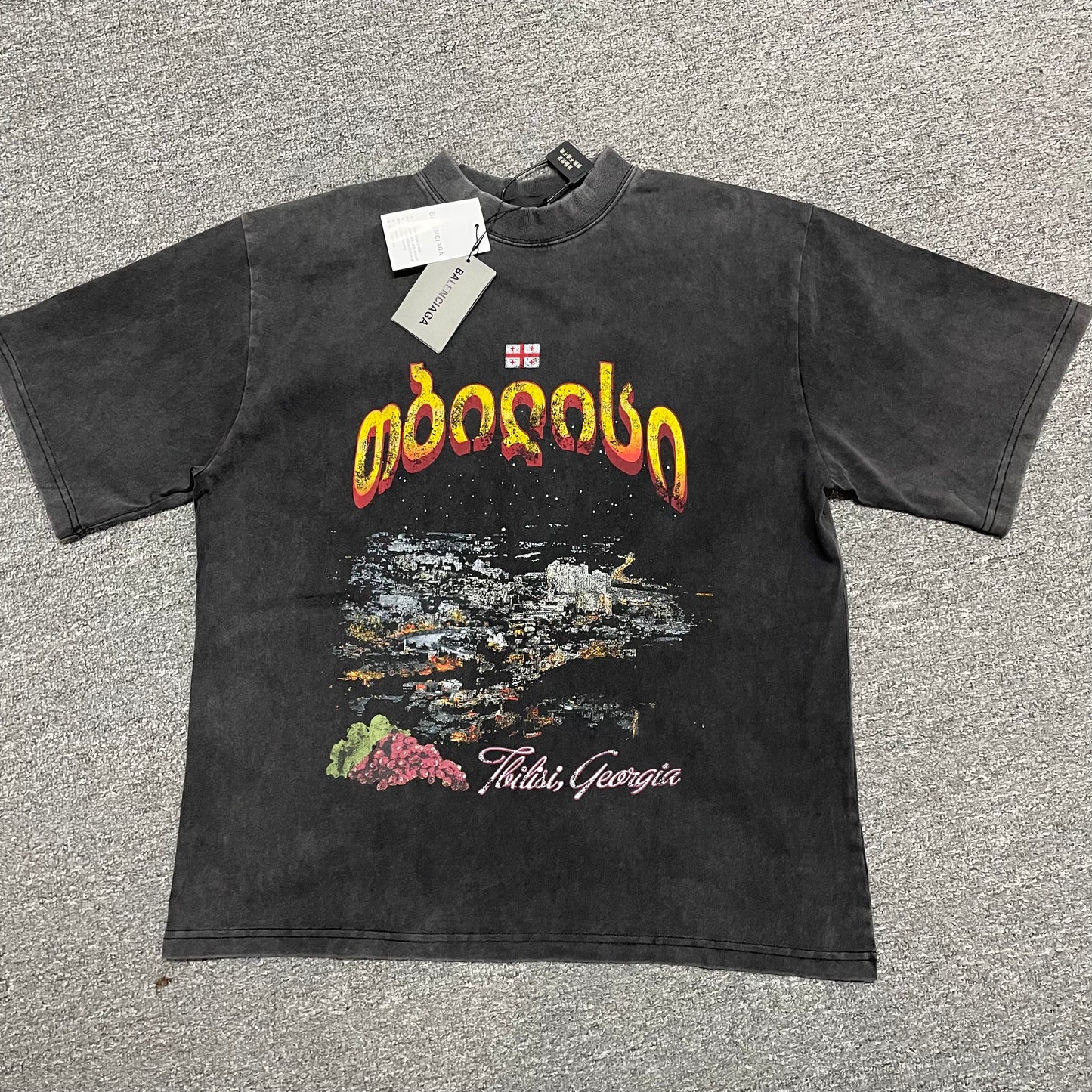 Balenciaga "Tbilisi" Souvenir Oversized T-Shirt