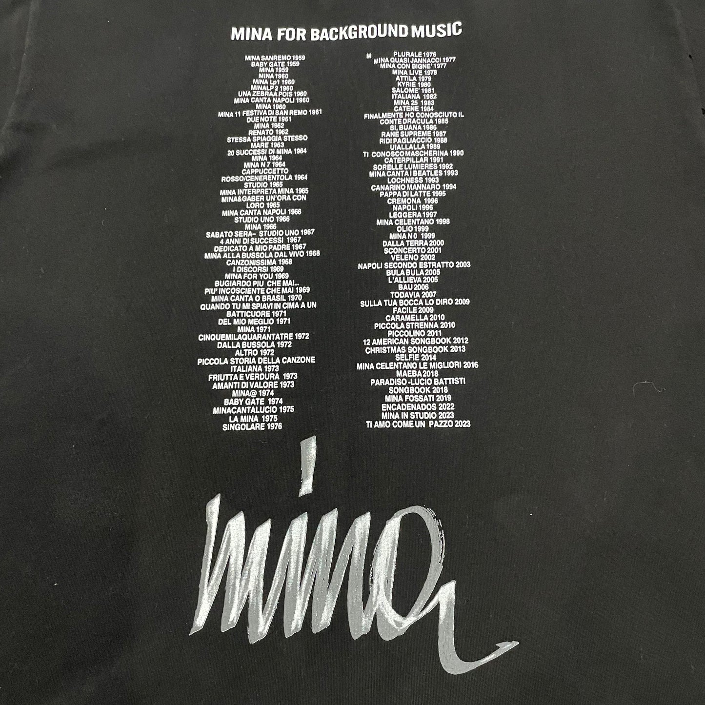 Balenciaga Music x Mina Series Oversized T-Shirt