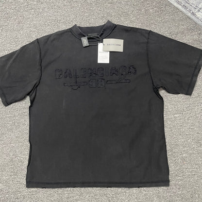 Balenciaga Logo Patch Inside-Out T-Shirt
