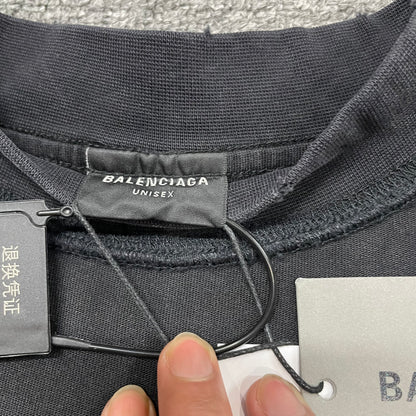 Balenciaga Logo Patch Inside-Out T-Shirt