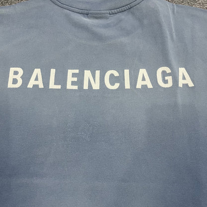 Balenciaga Back Embroidered Logo T-Shirt